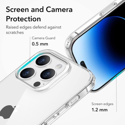 ETUI SILIKONOWE DO APPLE IPHONE 14 PRO 6.1" PRZEZROCZYSTE BEZBARWNE