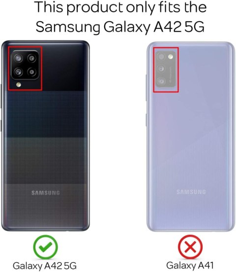 ETUI SILIKONOWE SAMSUNG GALAXY A42 5G BEZBARWNE BROKATOWE BŁYSZCZĄCE