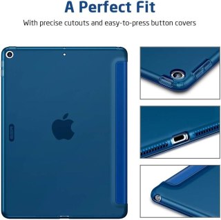 ETUI Z KLAPKĄ APPLE IPAD 7/8-GEN (2019/2020) 10.2" CASE ESR GRANATOWY LEKKI