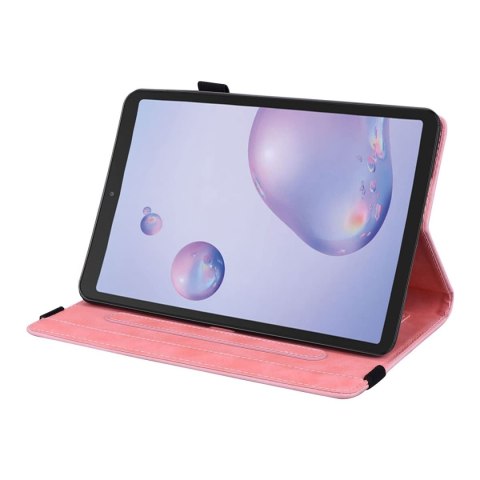 ETUI Z KLAPKĄ DO TABLETU SAMSUNG GALAXY TAB A8 8.0" 2019 CASE RÓŻOWY +RYSIK