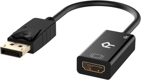 KONWERTER DISPLAYPORT DP NA HDMI 4K 24,5cm RANKIE CZARNY