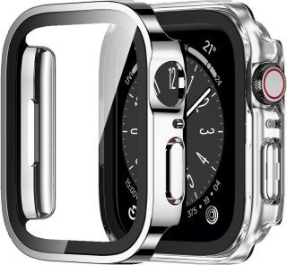 2x ETUI OBUDOWA NAKŁADKA NA ZEGAREK APPLE WATCH 7/8 45MM CASE BEZBARWNY