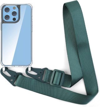 ETUI POKROWIEC APPLE IPHONE 14 PRO MAX BEZBARWNE SILIKONOWE PLECKI +SMYCZ