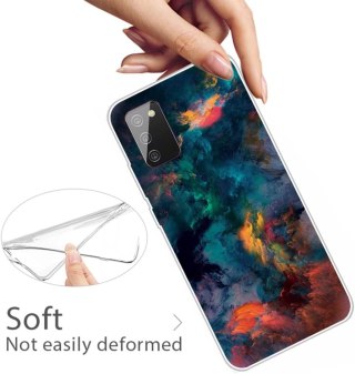 ETUI SAMSUNG GALAXY A02s PLECI SILIKONOWE WIELOKOLOROWE +SZKŁO HARTOWANE