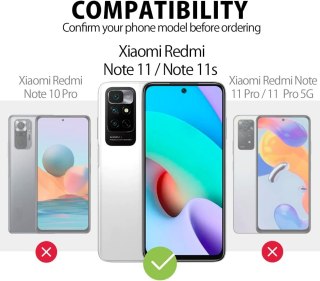 ETUI SILIKONOWE XIAOMI REDMI NOTE 11/NOTE 11S ZIELONE Z MIKROFIBRĄ LEKKIE