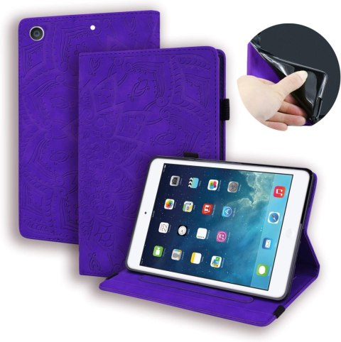 ETUI TABLET APPLE IPAD 10.2"-10.5" RÓŻNE MODELE CASE Z EKOSKÓRY FIOLETOWY