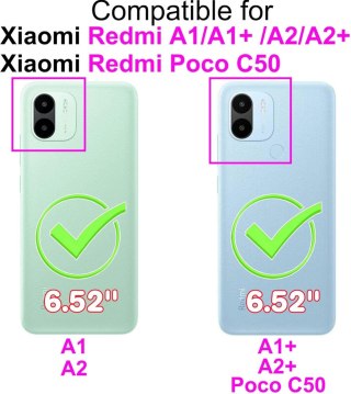 ETUI Z KLAPKĄ XIAOMI REDMI A1 CASE CZARNY ZAMYKANY Z KLAPKĄ KASETA VINATGE