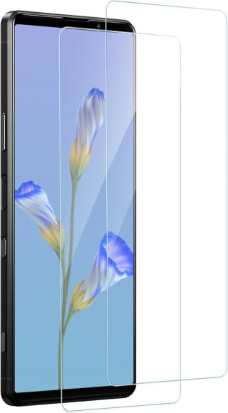 SZKŁO HARTOWANE DO SONY XPERIA 1 III SOLIDNA OSŁONA EKRANU 2 SZTUKI