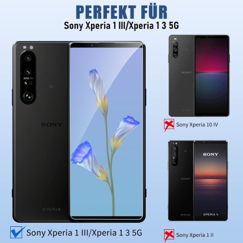 SZKŁO HARTOWANE DO SONY XPERIA 1 III SOLIDNA OSŁONA EKRANU 2 SZTUKI