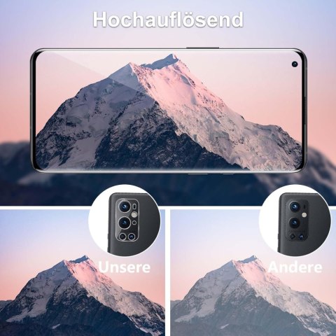 2x SZKŁO HARTOWANE 9H ONEPLUS 9 PRO ZAOKRĄGLONE BOKI +2x OCHRONA APARATU