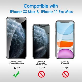 3x SZKŁO HARTOWANE DO APPLE IPHONE 11 PRO MAX/XS MAX IDEALNE DOPASOWANIE