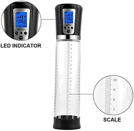 ELEKTRYCZNA POMPKA DO POWIĘKSZANIA PENISA DUŻY EFEKT SSANIE 4 FUNKCJE LED