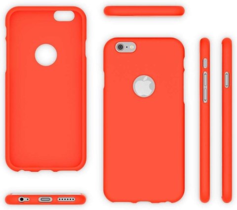 ETUI POKROWIEC DO APPLE IPHONE 6/6S POMARAŃCZOWE NEONOWE SILIKONOWE PLECKI