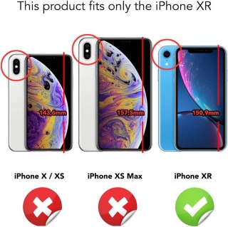 ETUI POKROWIEC DO APPLE IPHONE XR CZERWONE WYTRZYMAŁE SOLIDNE PLECKI