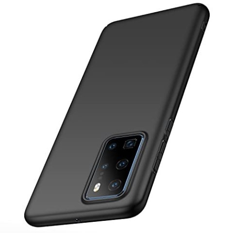 ETUI POKROWIEC DO HUAWEI P40 LITE 6.40" CZARNE SOLIDNE PLECKI WYTRZYMAŁE