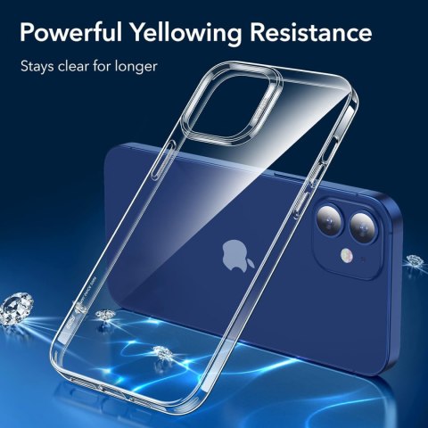 ETUI SILIKONOWE APPLE IPHONE 12 MINI 5.4" CASE BEZBARWNY TRANSPARENTNY