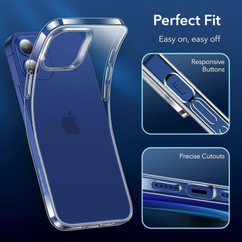 ETUI SILIKONOWE APPLE IPHONE 12 MINI 5.4" CASE BEZBARWNY TRANSPARENTNY