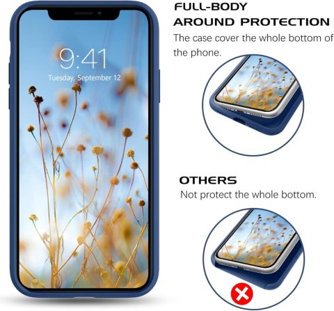 ETUI SILIKONOWE APPLE IPHONE XR CASE POMARAŃCZOWY Z MIKROFIBRĄ W ŚRODKU