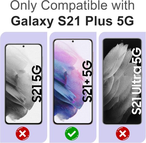 ETUI SILIKONOWE SAMSUNG GALAXY S21+ TRANSPARENTNE Z MAGNOLIĄ SM-G996