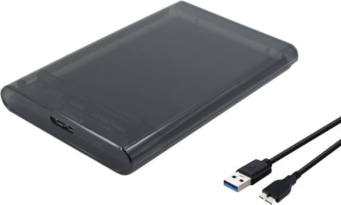 OBUDOWA DYSKU TWARDEGO SSD USB 3.0 SATA III DO 5 TB 5GB/S CZARNY