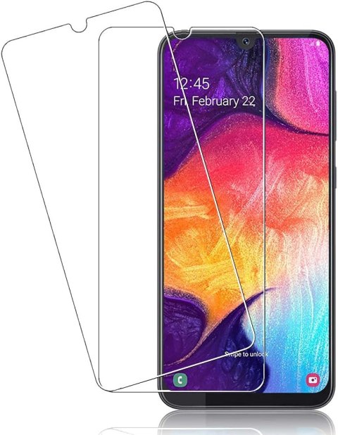 2x SZKŁO HARTOWANE SAMSUNG GALAXY A50 WYSOKA OCHRONA 9H PRZECIW RYSOM