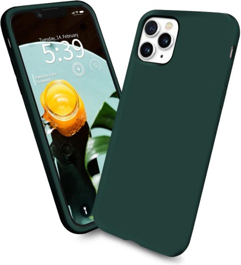 ETUI DO APPLE IPHONE 11 PRO MAX CASE BUTELKOWA ZIELEŃ SILIKONOWE PLECKI