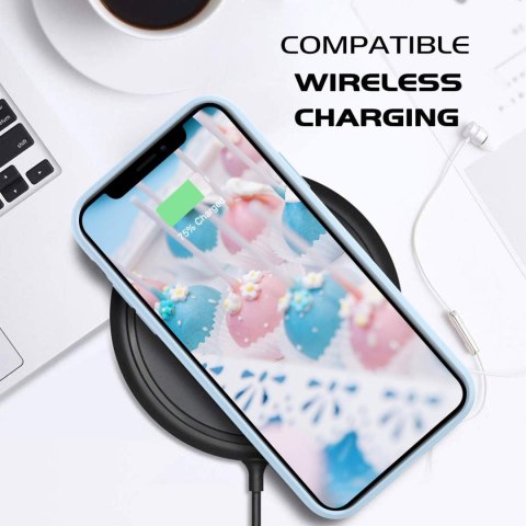 ETUI POKROWIEC DO APPLE IPHONE 11 PRO MAX CASE NIEBIESKIE SILIKONOWE PLECKI