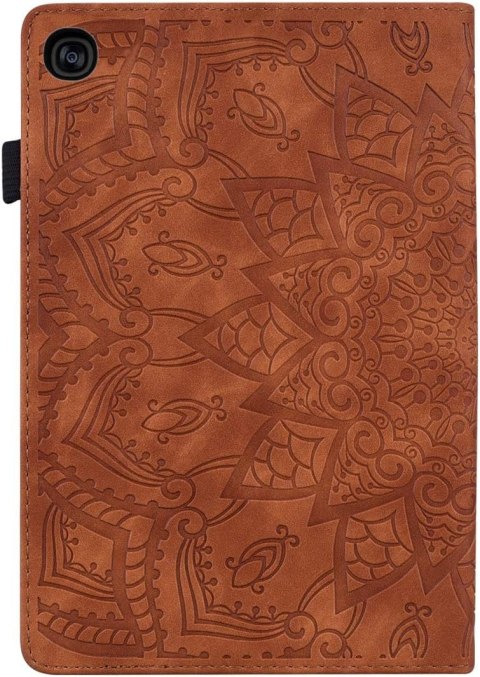 ETUI POKROWIEC SAMSUNG GALAXY TAB A 10.1 ZE WZOREM BRĄZOWY SM-T510 SM-T515