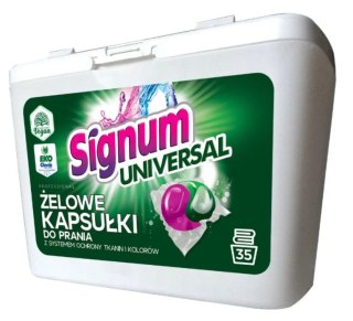 KAPSUŁKI SIGNUM UNIVERSAL DO PRANIA OCHRONA TKANIN KOLORÓW 35SZT