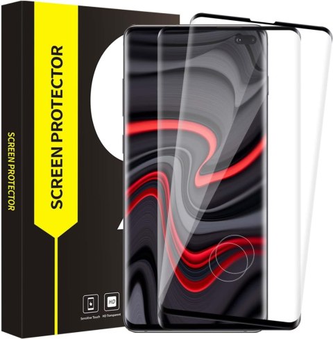 SZKŁO HARTOWANE DO SAMSUNG GALAXY S10+ SOLIDNA OCHRONA 2 SZTUKI SM-G975