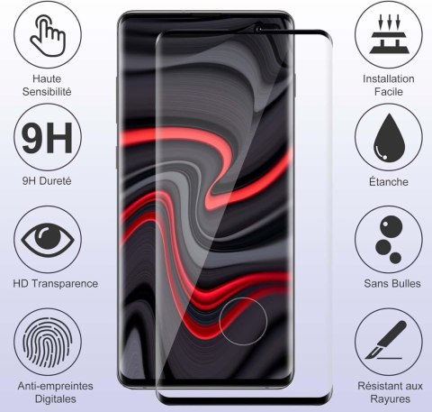 SZKŁO HARTOWANE DO SAMSUNG GALAXY S10+ SOLIDNA OCHRONA 2 SZTUKI SM-G975