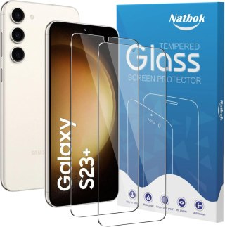 2x SZKŁO HARTOWANE 9H SAMSUNG GALAXY S23+ 5G +2 SZKŁA NA APARAT BEZBARWNE