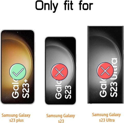 2x SZKŁO HARTOWANE 9H SAMSUNG GALAXY S23+ 5G +2 SZKŁA NA APARAT BEZBARWNE