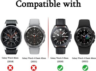 4X SZKŁO DO SAMSUNG GALAXY WATCH 4 CLASIC 46 MM (2021)/WATCH 3 45 MM (2020)