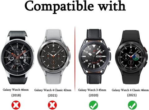 4X SZKŁO DO SAMSUNG GALAXY WATCH 4 CLASIC 46 MM (2021)/WATCH 3 45 MM (2020)