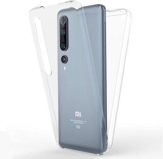 ETUI DO XIAOMI MI 10 CASE PRZEZROCZYSTE PLECKI SILIKOWONE 360 FULL PROTECT