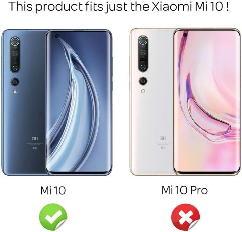 ETUI DO XIAOMI MI 10 CASE PRZEZROCZYSTE PLECKI SILIKOWONE 360 FULL PROTECT