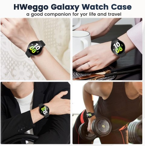 ETUI DO SAMSUNG GALAXY WATCH 5/4 40mm OSŁONA EKRAN SZKŁO HARTOWANE 4 SZTUKI