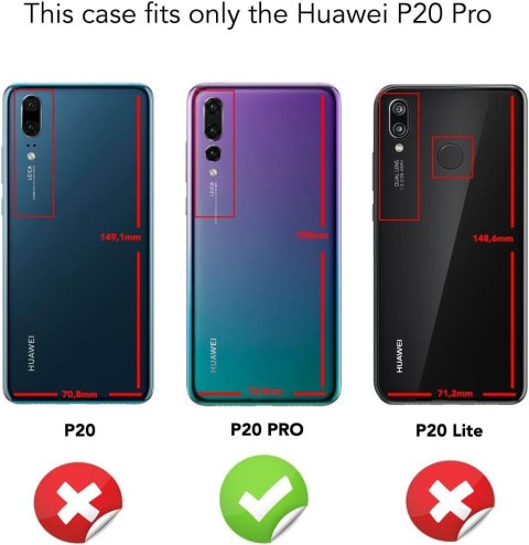 ETUI HUAWEI P20 PRO CASE SILIKONOWY WYTRZYMAŁY CZARNY MATOWY +RING