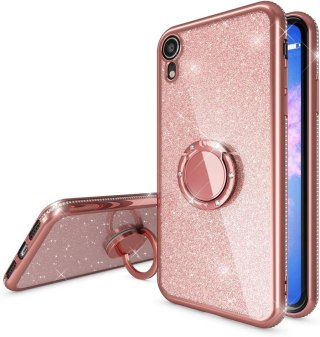 ETUI POKROWIEC APPLE IPHONE XR 6.06" CASE SILIKONOWE BŁYSZCZĄCE PLECKI