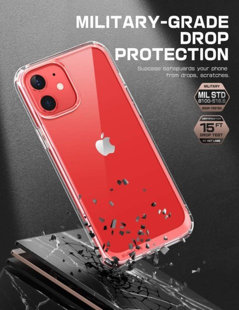 ETUI POKROWIEC DO APPLE IPHONE 12 MINI BEZBARWNE PRZEZROCZYSTE PLECKI A2176