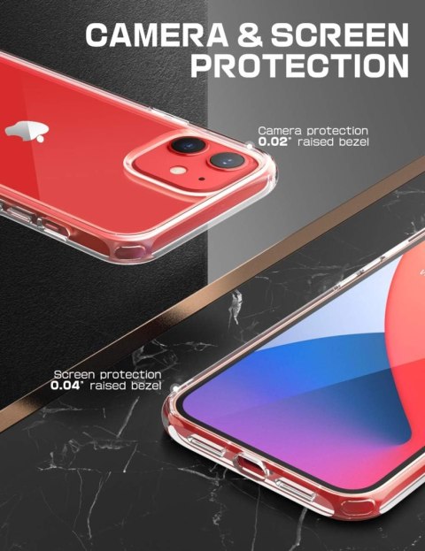 ETUI POKROWIEC DO APPLE IPHONE 12 MINI BEZBARWNE PRZEZROCZYSTE PLECKI A2176