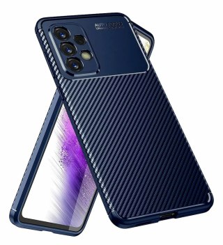 ETUI POKROWIEC DO SAMSUNG GALAXY A73 5G SILIKONOWE PLECKI GRANATOWE