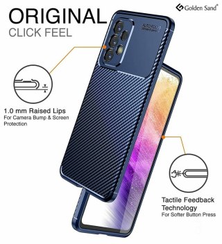 ETUI POKROWIEC DO SAMSUNG GALAXY A73 5G SILIKONOWE PLECKI GRANATOWE