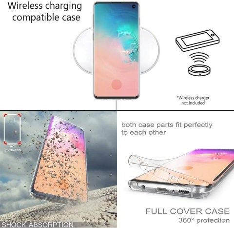 ETUI POKROWIEC DO SAMSUNG GALAXY S10 BEZBARWNA SOLIDNA RAMKA BUMPER