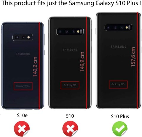 ETUI POKROWIEC DO SAMSUNG GALAXY S10+ SILIKONOWA BEZBARWNA RAMKA SM-G975