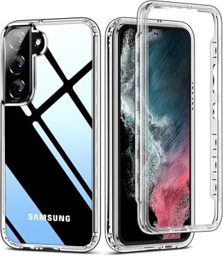 ETUI POKROWIEC DO SAMSUNG GALAXY S22+ BEZBARWNE SOLIDNE WYTRZYMAŁE PLECKI