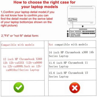 ETUI POKROWIEC Z KLAPKĄ HP CHROMEBOOK X360 12b 12" CASE CZARNY EKOSKÓRA