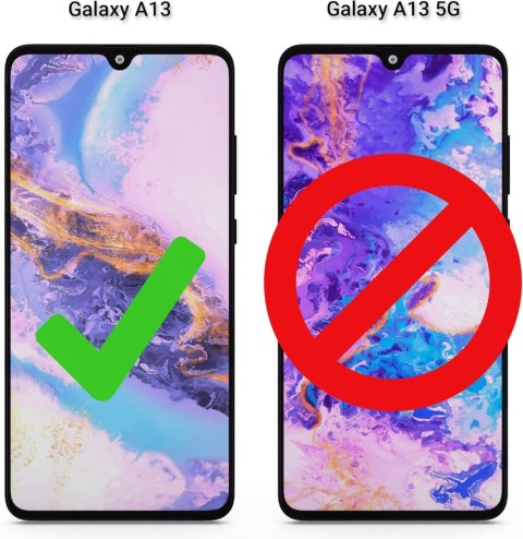 ETUI SAMSUNG GALAXY A13 4G CASE SILIKONOWY CIEMNA RAMKA BEZBARWNE PLECKI