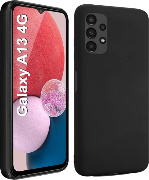 ETUI SAMSUNG GALAXY A13 4G CASE SILIKONOWY CZARNY CIENKI LEKKI